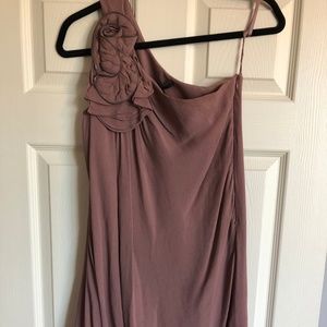BCBG Max Azria one shoulder dress